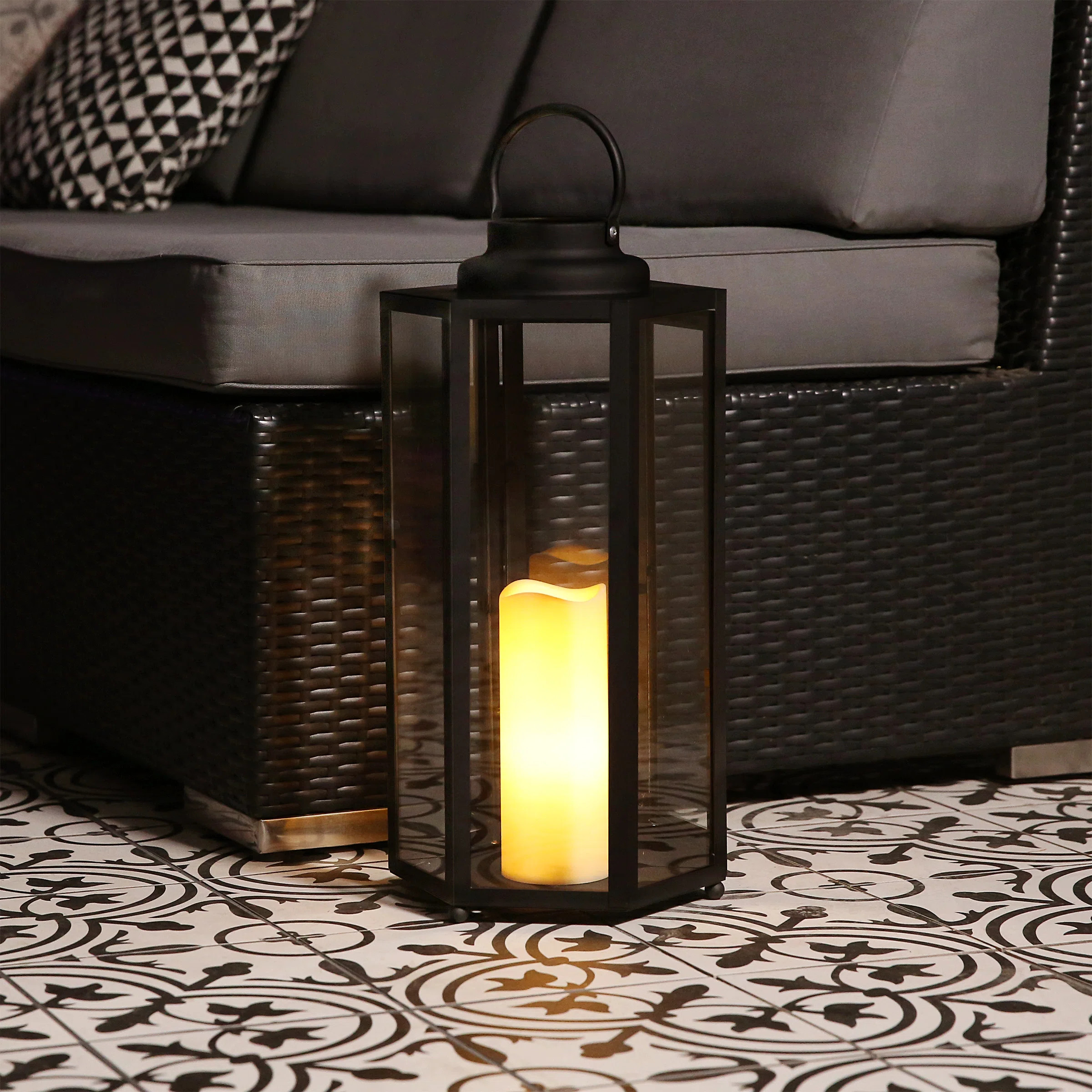 Battery Powered Outdoor Lantern | Wayfair North America