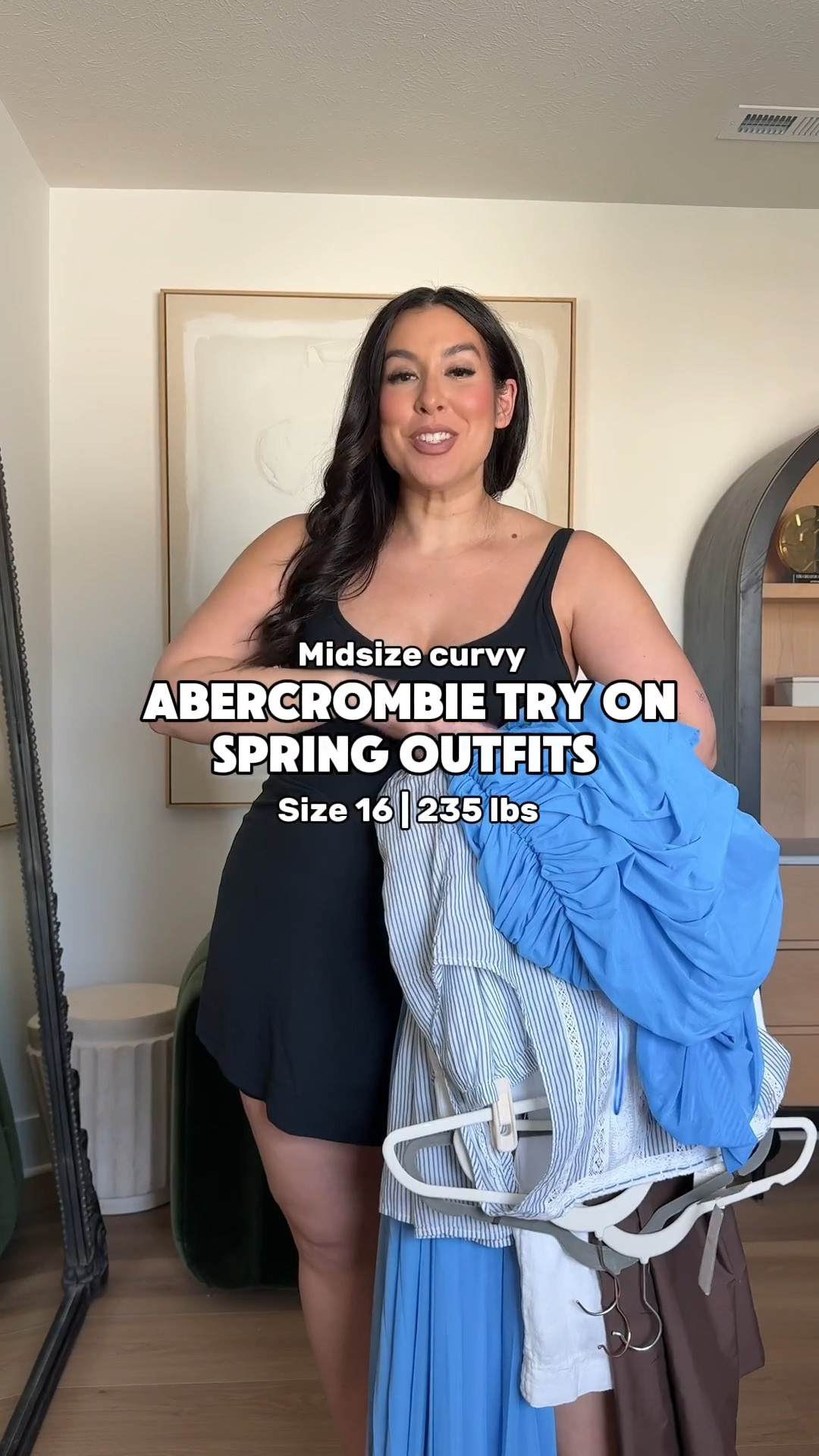 Midsize @abercrombie try on haul and everything is on sale!! 

#LTKootd #LTKMidsize #LTKSaleAlert