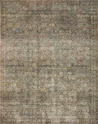 Amber Lewis x Loloi Morgan Collection MOG-04 Sea / Sage, Traditional 7'-3" x 9'-3" Area Rug feat. Cl | Amazon (US)