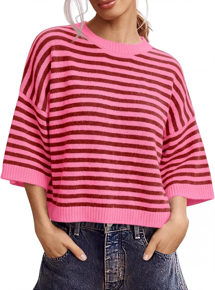 Summer,Casual,Crew Neck,Lightweight,Loose,Half Sleeve,Business Casual,Work,Basic T Shirts,Spring,... | Amazon (US)