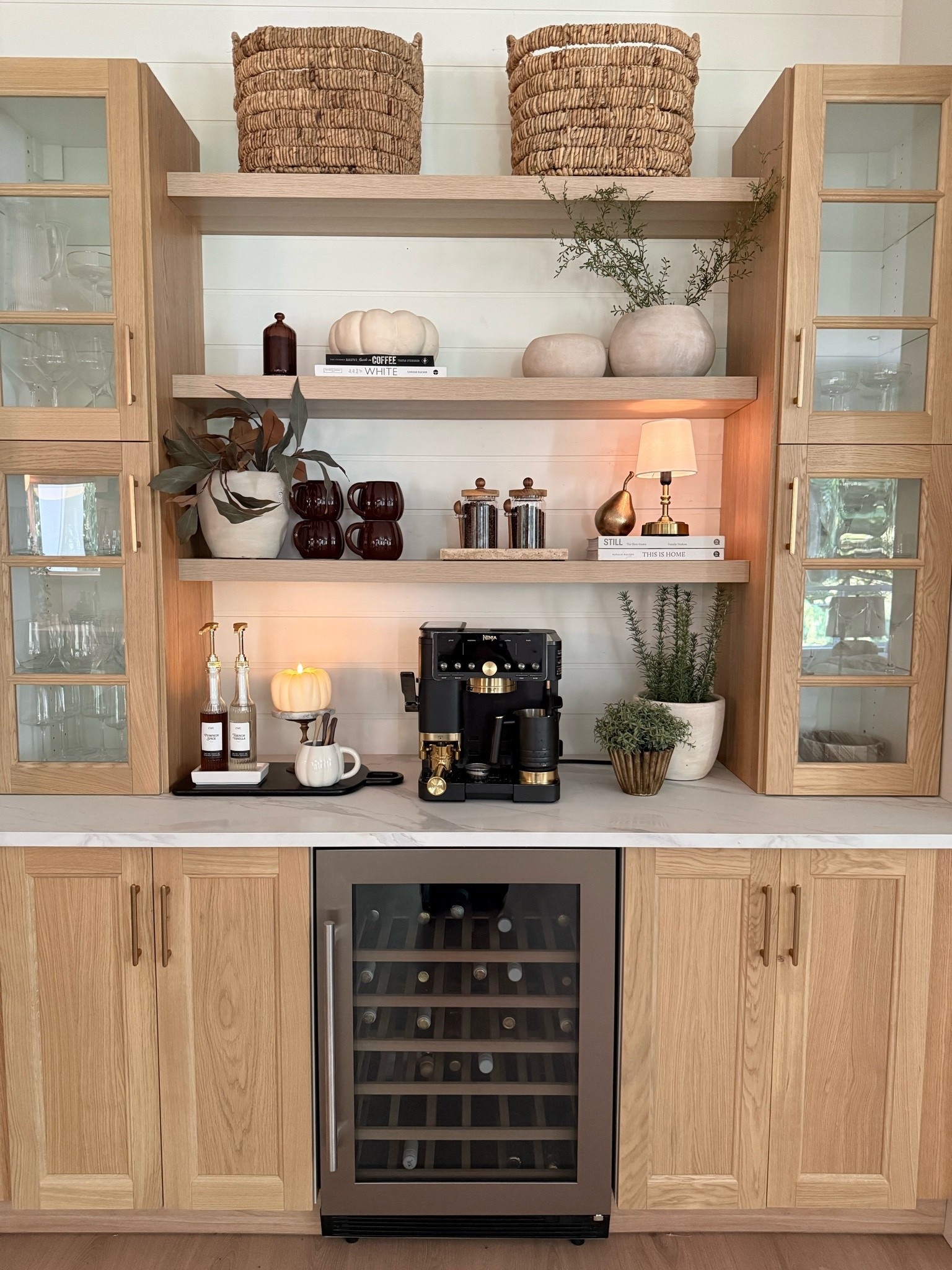 Coffee bar set up! 
I gave this space a Fall refresh🤎🤎
Warm and cozy kitchen

#LTKfall #LTKhome #LTKfamily