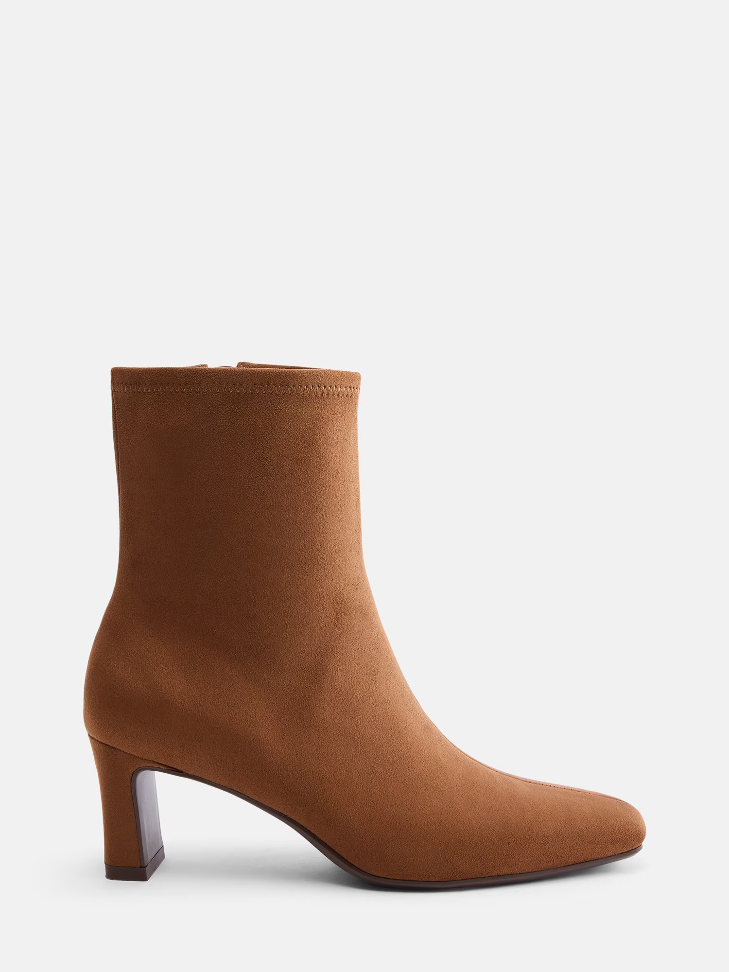 Madden NYC Women's Faux Suede Heeled Booties | Walmart (US)