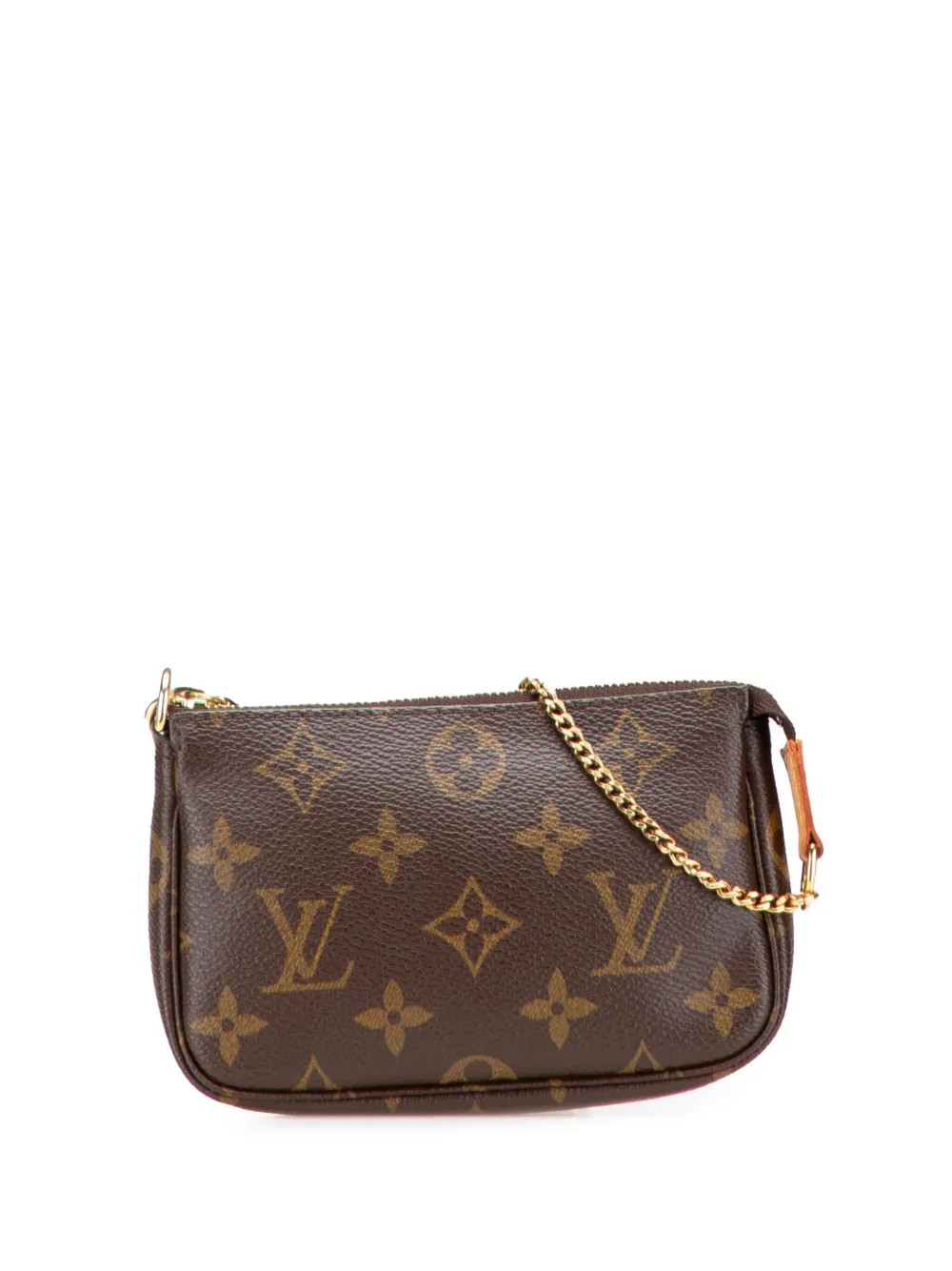 Louis Vuitton Pre-Owned 2004 Monogram Mini Pochette Accessoires handbag - Brown | Farfetch Global