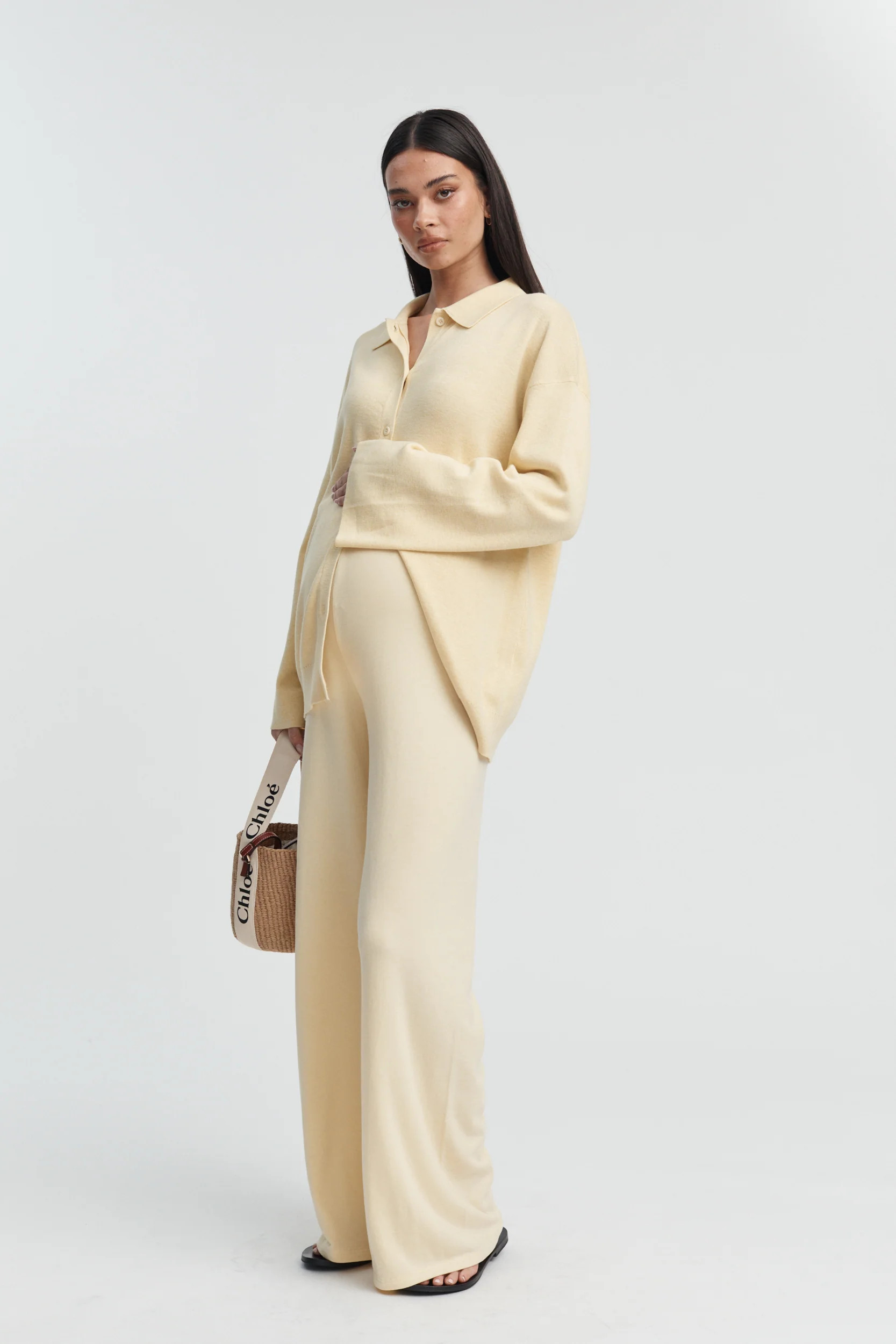 Relaxed Pant (Lemon) | Legoe Heritage Maternity APAC