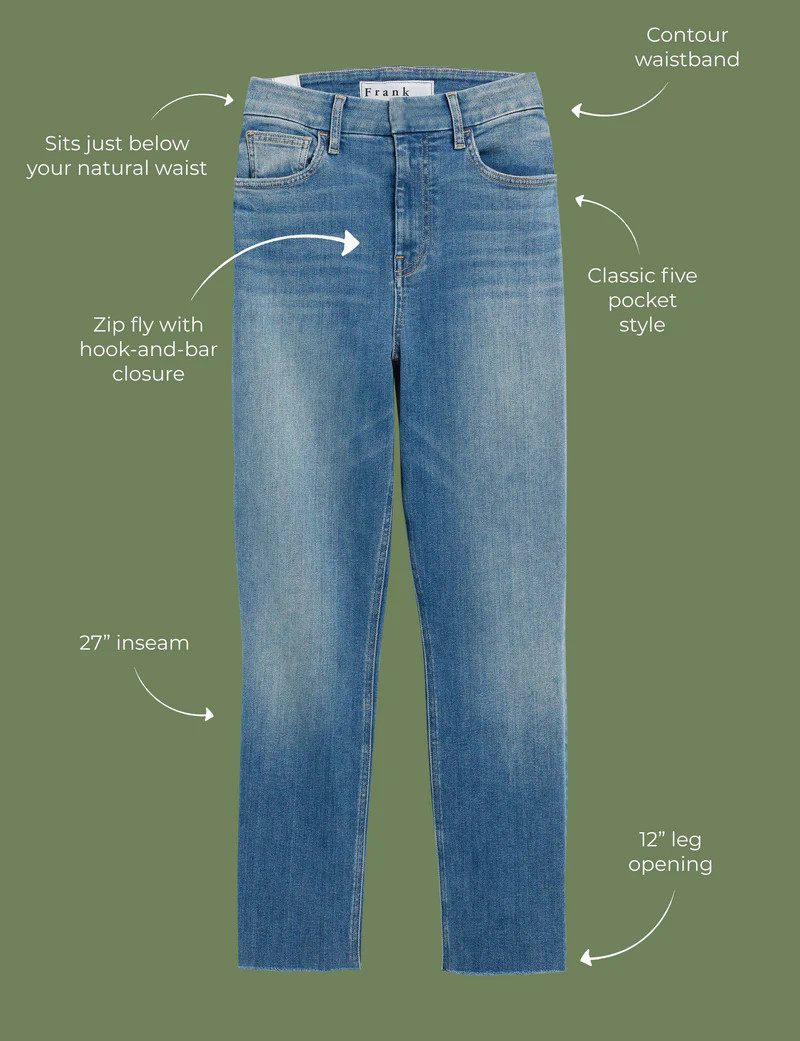 DERRY 2001 Wash, Italian Dream Denim | Frank & Eileen