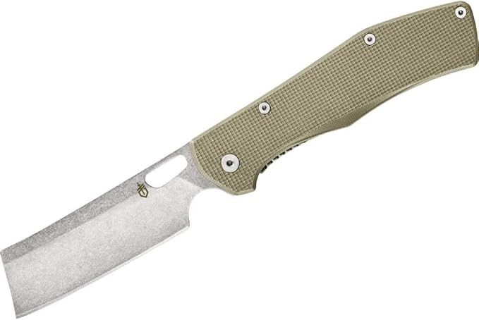Gerber Gear 30-001495N Flatiron Folding Pocket Knife Cleaver, 3.6 Inch Blade, Desert Tan | Amazon (US)