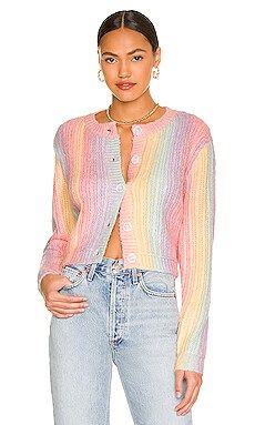 MORE TO COME Raelyn Knit Cardigan in Rainbow from Revolve.com | Revolve Clothing (Global)