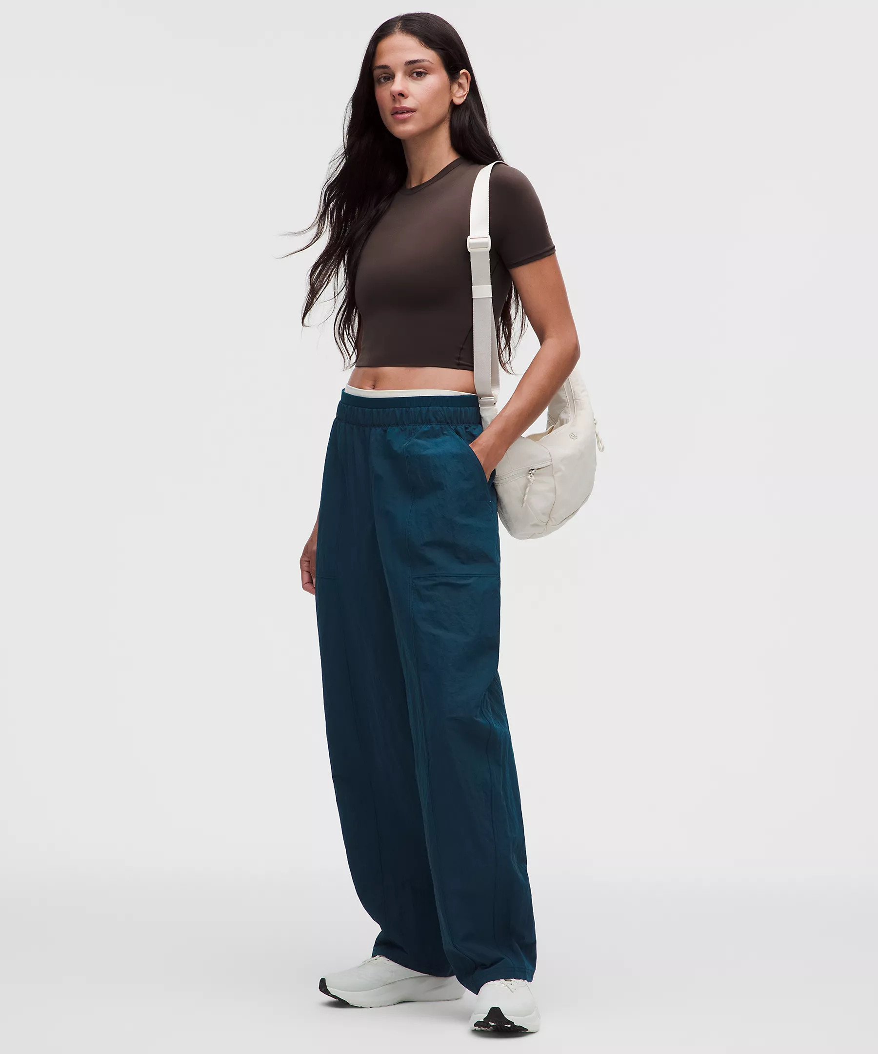 Wundermost Ultra-Soft Nulu Crewneck Cropped T-Shirt | lululemon (CA)