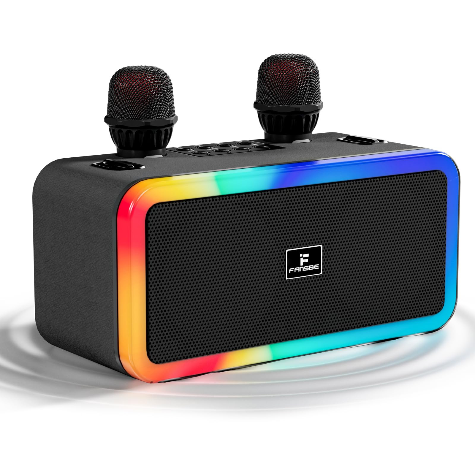 Karaoke Machine Bluetooth 2 Microphones, Karaoke Machine Bluetooth Sound Effects, Karaoke Microph... | Amazon (US)