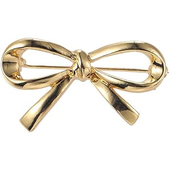 Minimalist Bow Knot Brooch Pin Ribbon Bowknot Lapel Shawl Pins for Women Girls Classic Sweater Ha... | Amazon (US)