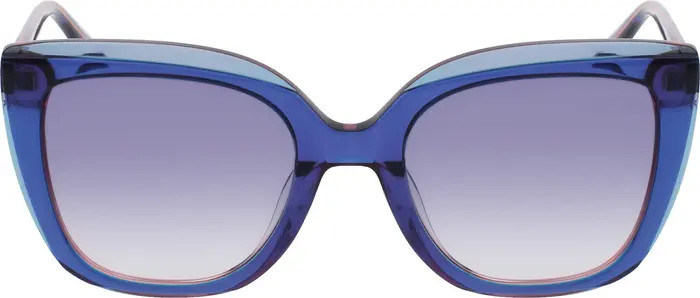 Longchamp Le Pliage 53mm Gradient Rectangular Sunglasses | Nordstrom | Nordstrom