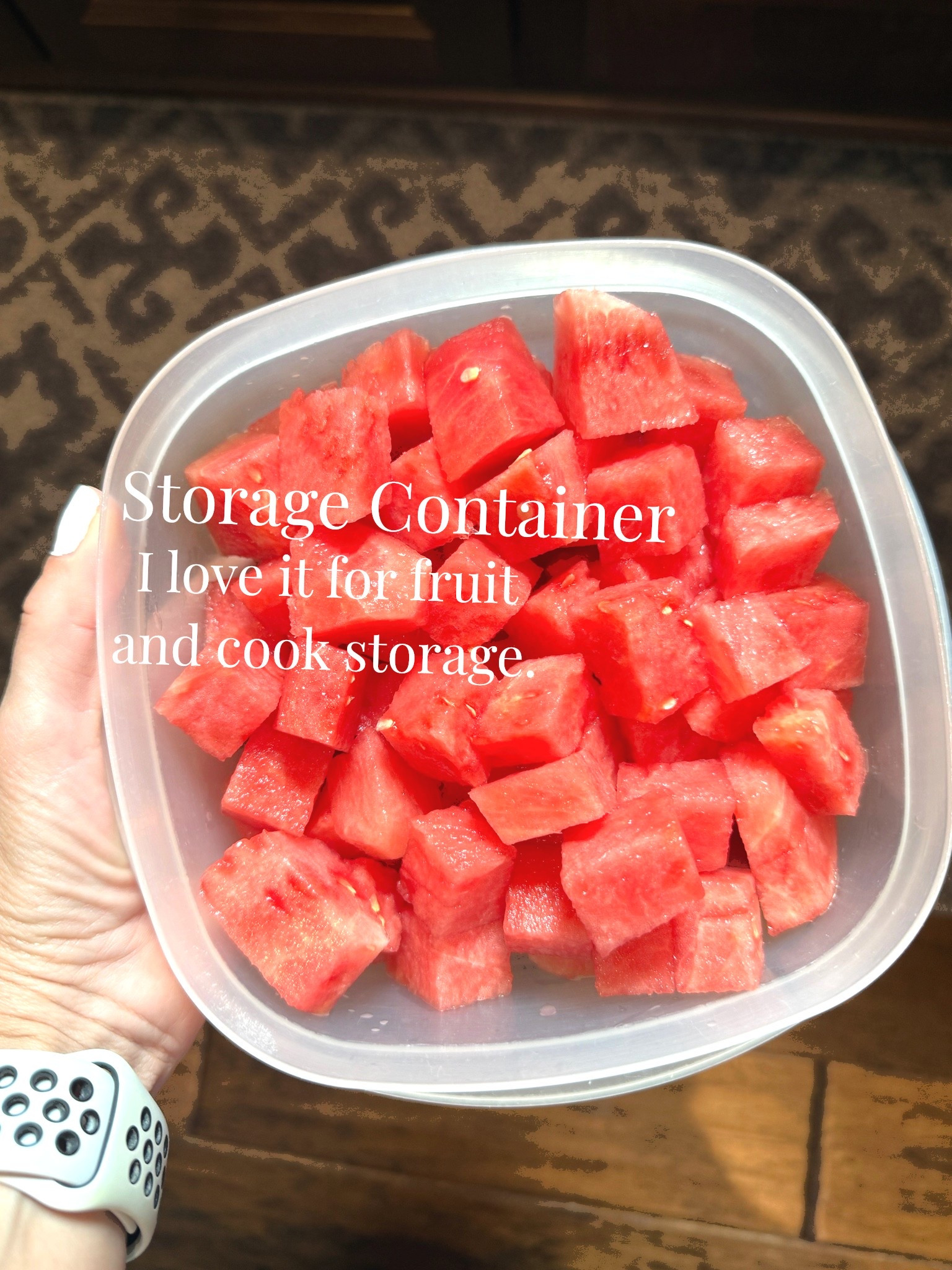 Summer time means lots of fresh fruit cut by yours truly. 
I love these Rubbermaid containers for extra fruit and cookies.
Kitchen must have

#LTKmomlife #LTKHome #LTKfoodie