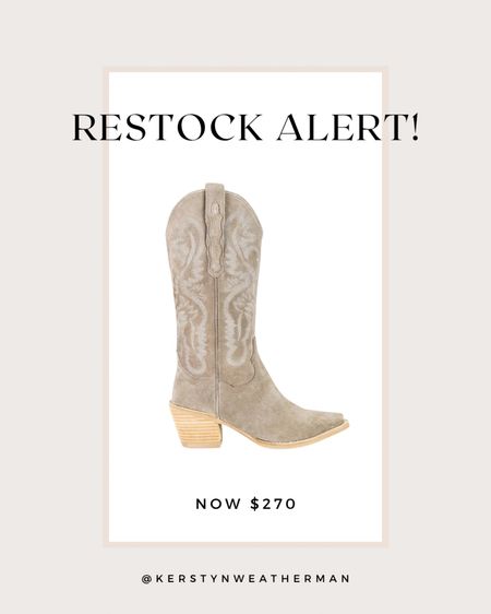 restock ‼️ alert on my fave cowgirl boots from jeffery cambell ✨🔔🤍☁️

#LTKU #LTKShoeCrush #LTKStyleTip