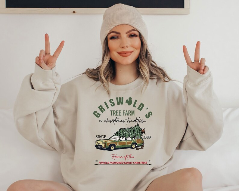 Griswold's Tree Farm Since 1989 Sweatshirt, Christmas Shirt, Christmas Sweatshirt, Christmas Fami... | Etsy (US)