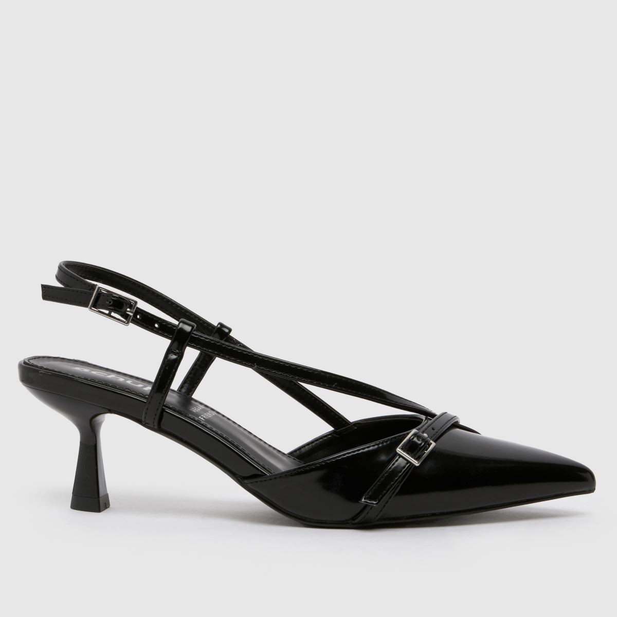 Womens Black schuh Sidney Sling Back High Heels | schuh | Schuh