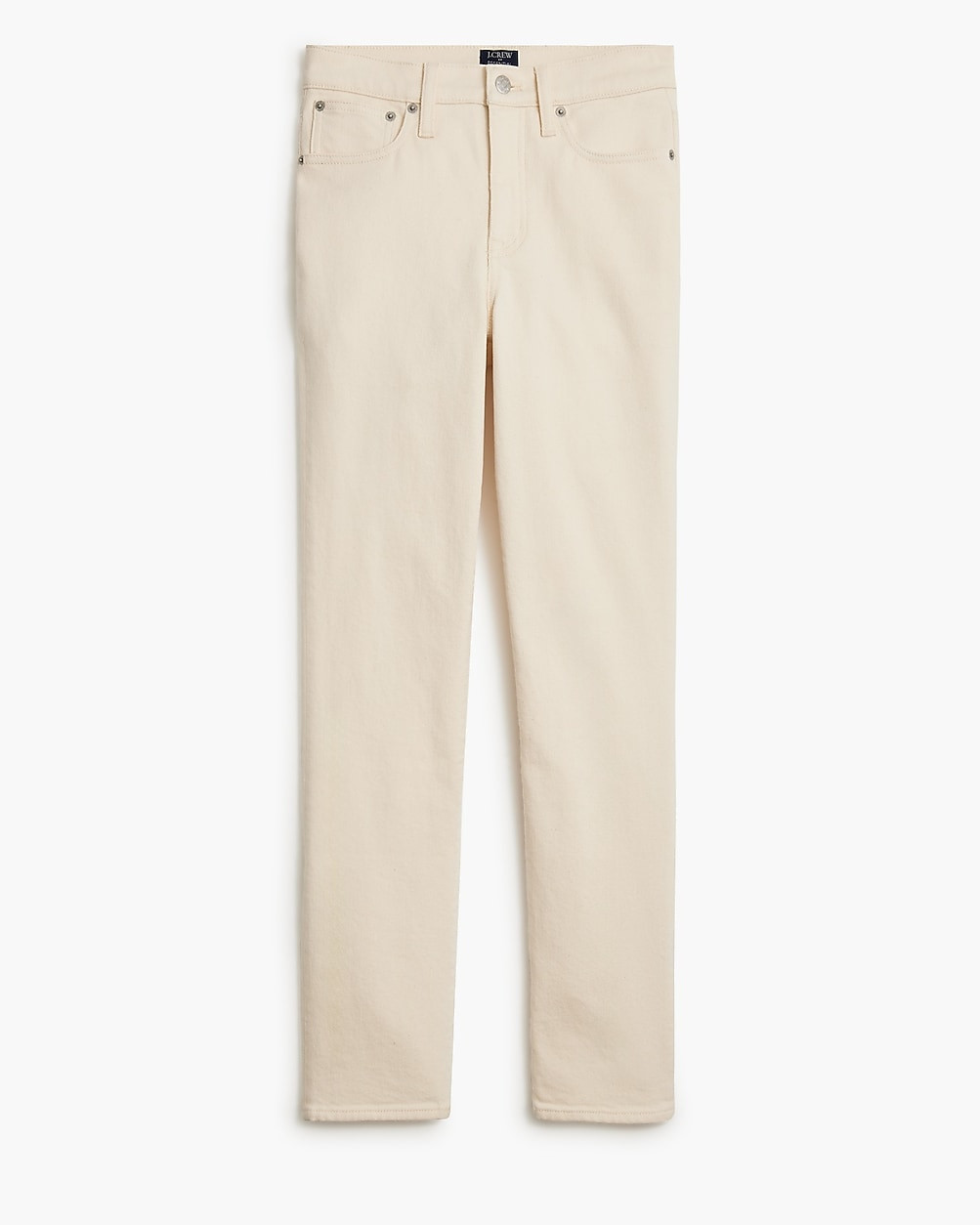 Essential straight ecru jean in all-day stretch | J.Crew Factory