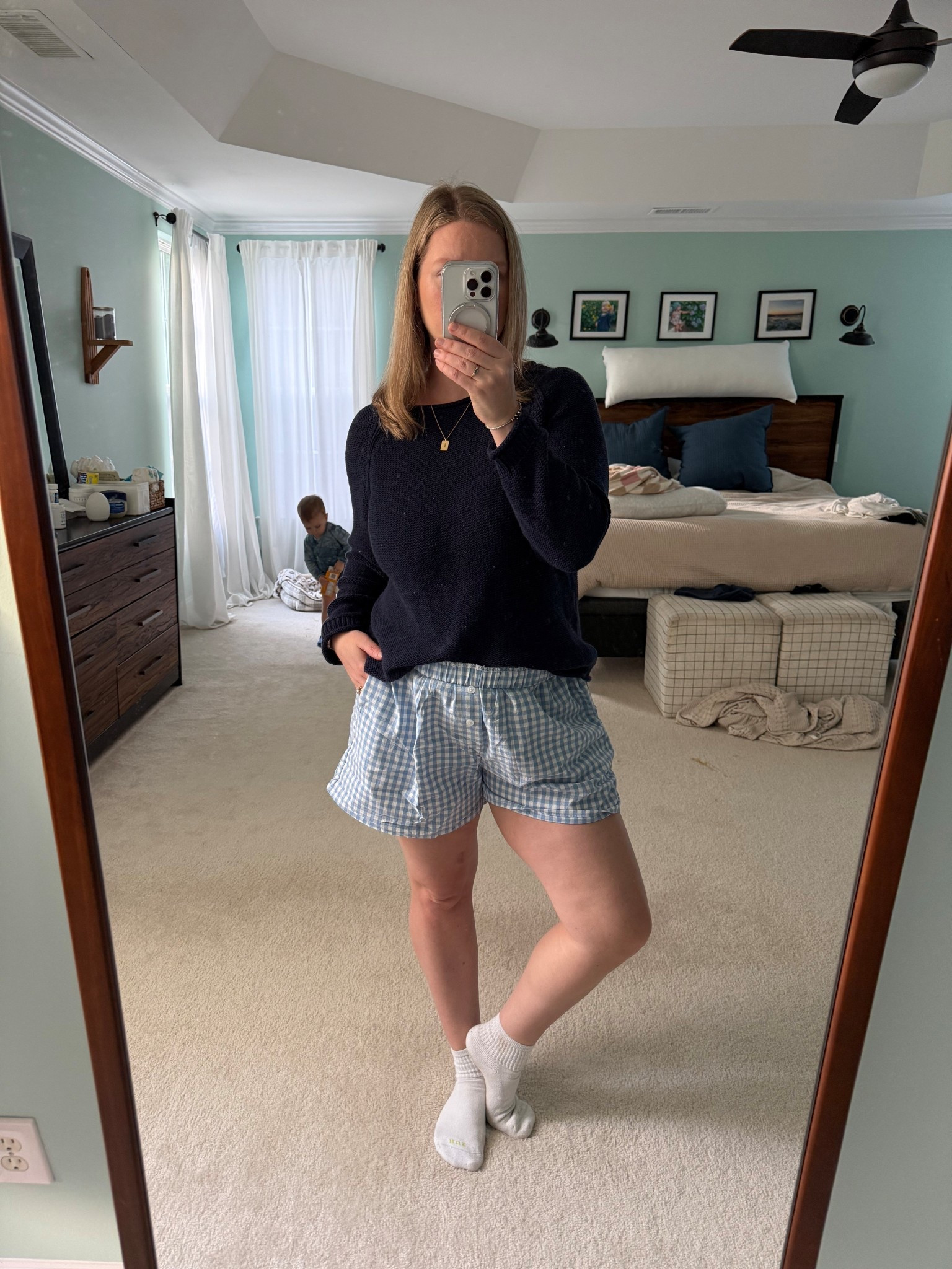 I will be living in these $10 shorts in every color until I give birth! Sooo comfy for the bump at 16 weeks!

#LTKBump #LTKgrwm #LTKBaby