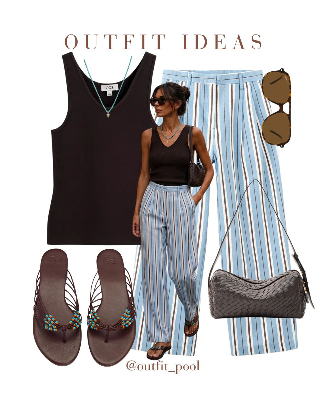 Blue outfits Navy linen trousers sardine printed linen shirt blue brown Stripped linen trousers blue baggy jeans Burgundy Hawai flip flops Burgundy raffia coach bag Greece outfits Greece vacation fits Summer outfits City chic outfit ideas 

 #LTKgrwm #LTKSeasonal #LTKTravel