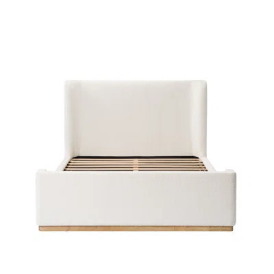 Abela Boucle Upholstered Sleigh Bed | Wayfair North America