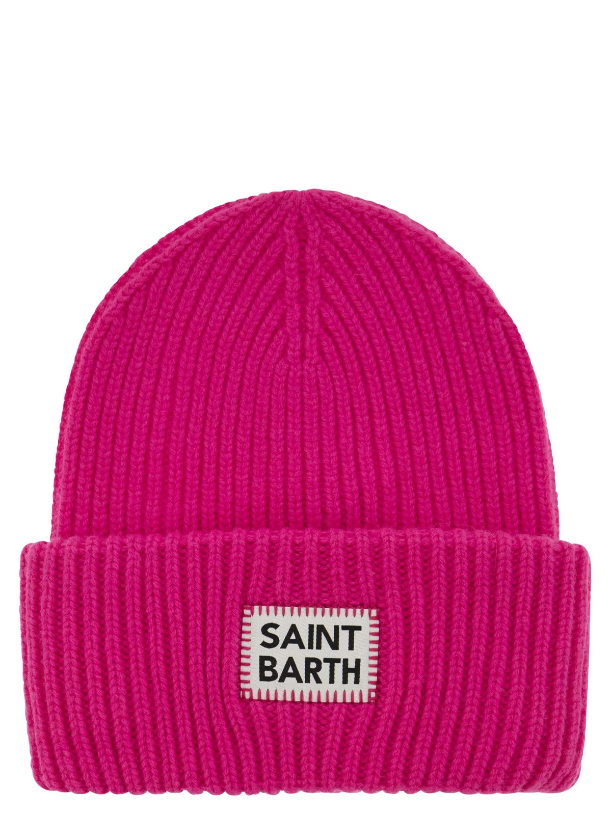 Mc2 Saint Barth Logo Patch Knitted Beanie | Cettire Global