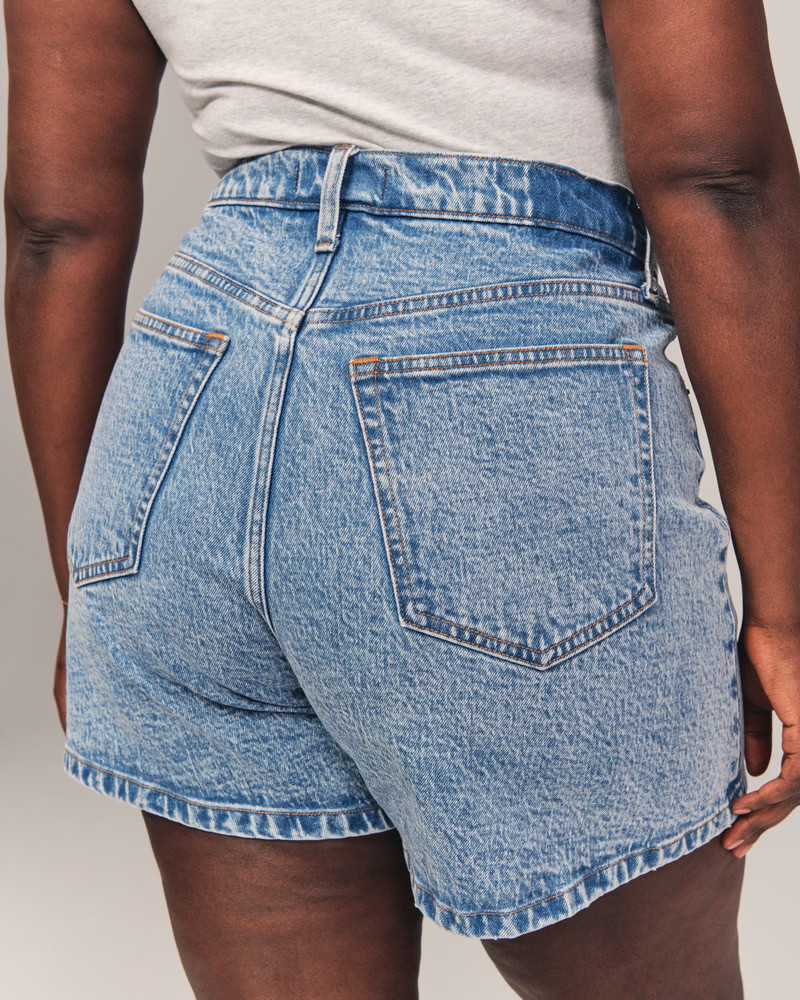 Curve Love High Rise Dad Short | Abercrombie & Fitch (US)