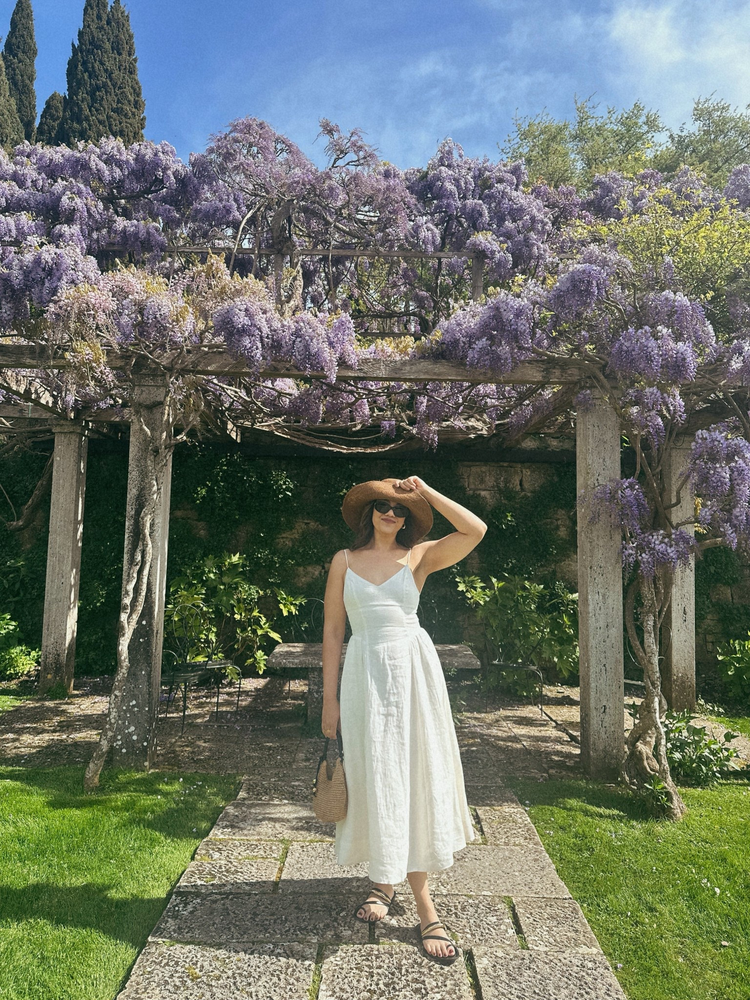 Tuscany outfit!

-Aritzia cream line dress, I have a size 8. 
-Aritzia raffia hat  

#LTKstyletip #LTKsummer #LTKtravel