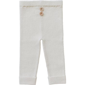 Mebie Baby Cream Knit Leggings for Kids: Sizes 0-3 Months to 6 Years | Mebie Baby