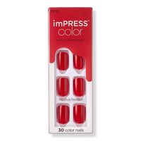 Kiss Reddy Or Not imPRESS Color Press-On Manicure | Ulta