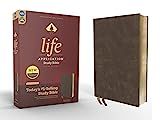 NIV, Life Application Study Bible, Third Edition, Bonded Leather, Brown, Red Letter    Bonded Lea... | Amazon (US)