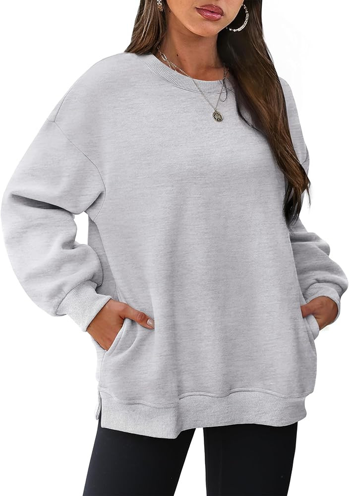 WIHOLL Oversized Sweatshirts Crewneck | Amazon (US)