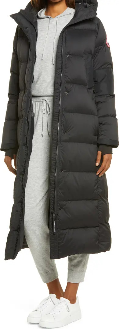 Alliston 750 Fill Power Down Long Hooded Parka | Nordstrom