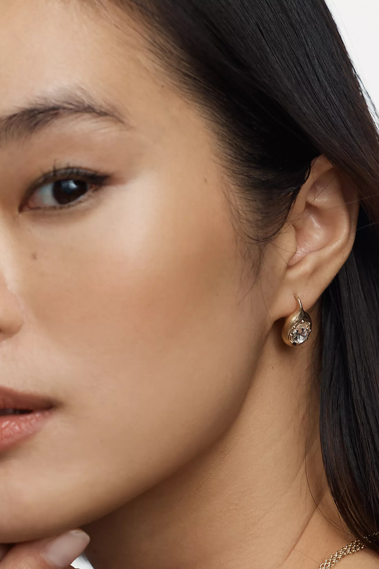 Crystal Fishhook Earrings | Anthropologie (US)