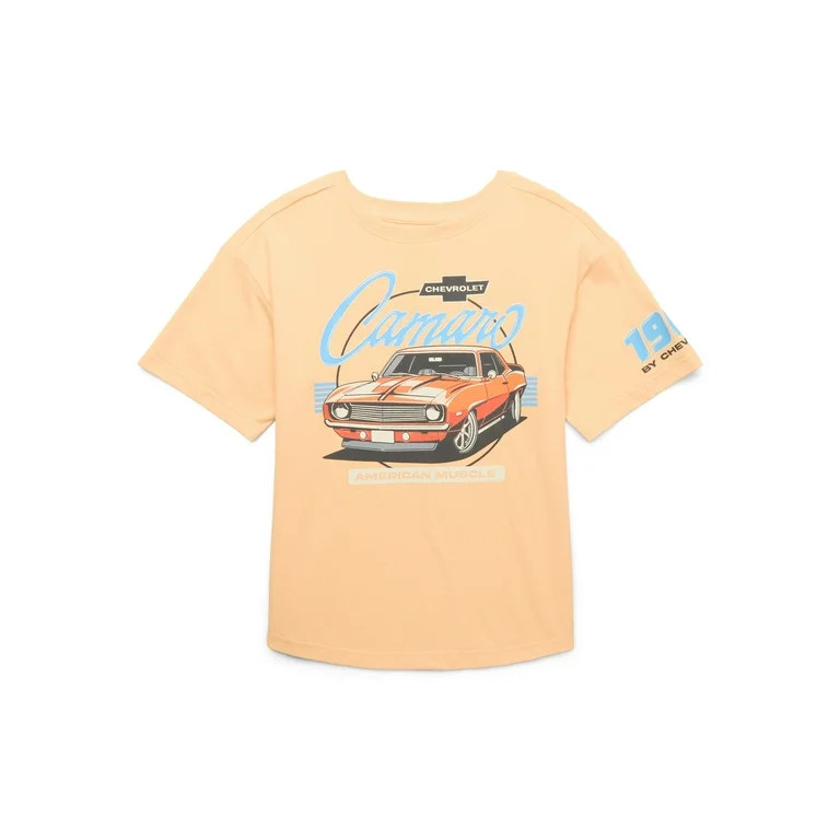 Chevy Camaro Boys' Graphic Tee with Short Sleeves, Sizes 4-18 | Walmart (US)