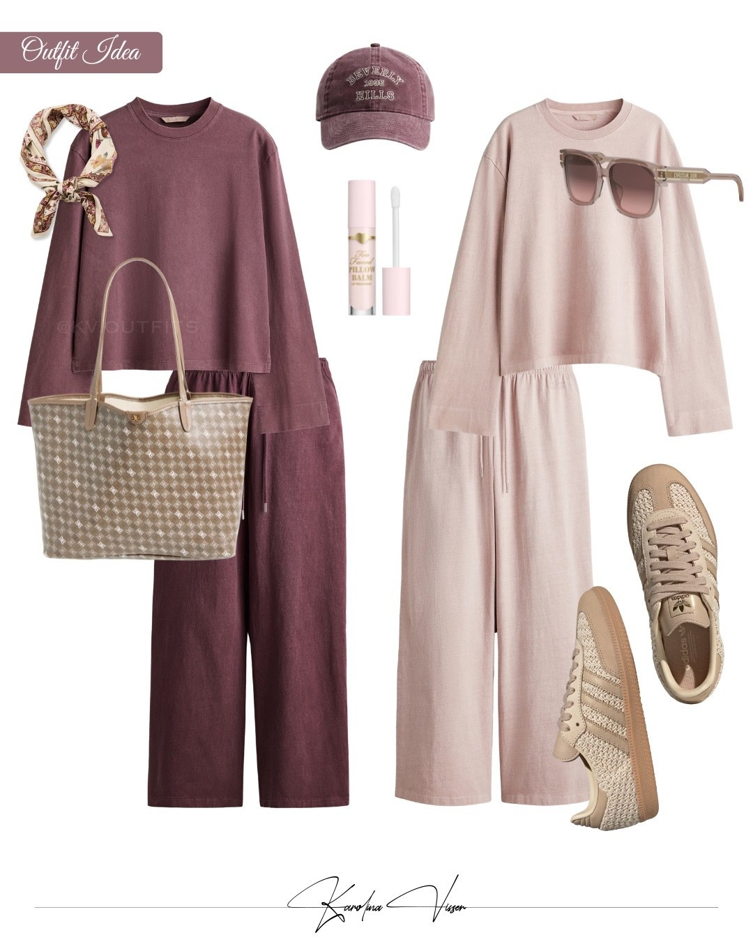 Comfy Co-Ords ♥️🎀

Tags: pink and burgundy comfy co-ords h&m adidas samba raffia trainers pillow balm too faced burgundy cap sunglasses dior beige monogram shopper bag sam edelman floral scarf mango airport outfit travel outfit casualwear casual style comfy look outfit inspiration

#LTKtravel #LTKsummer #LTKstyletip