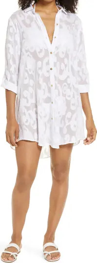 Natalie Cover-Up Shirtdress | Nordstrom