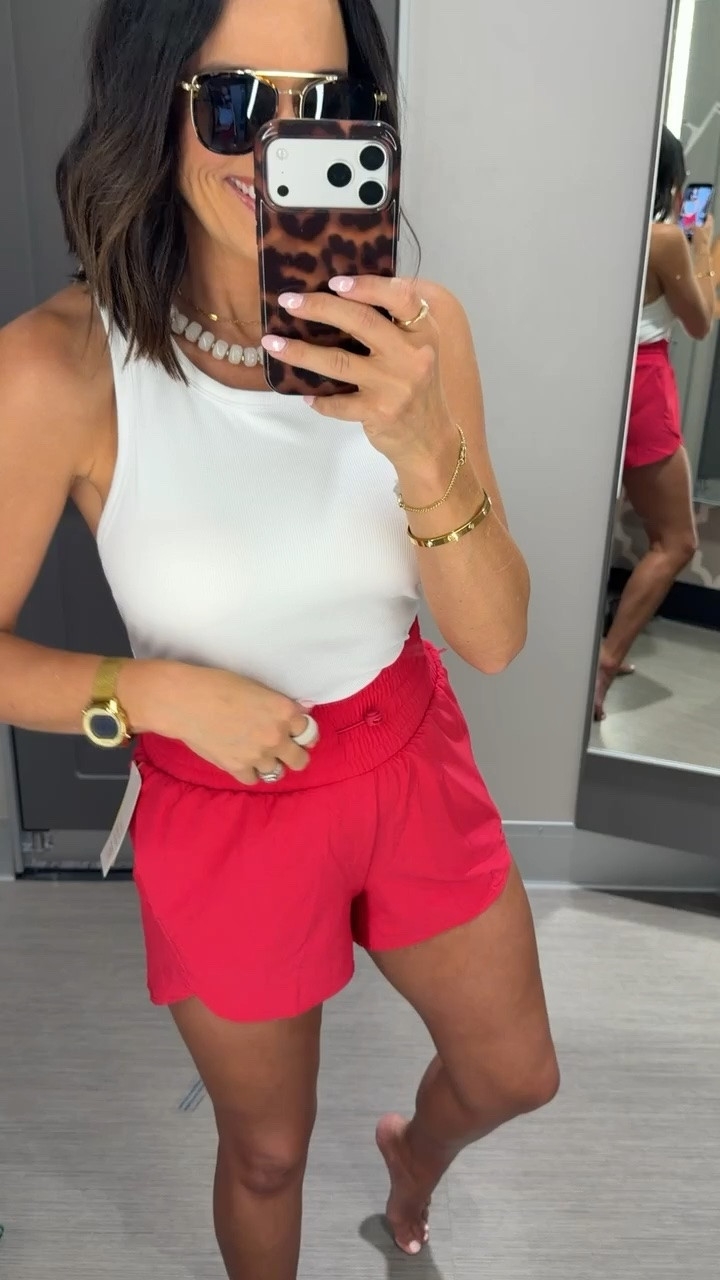 Target activewear is having a moment✨ these shorts are lightweight, comfy, and perfect for workouts, walks, errands, or summer travel days. Such a good pop of color too! Wearing a small 💕 #targetstyle #targetfinds #activewear #athleisurestyle #summerstyle #targetfashion #workoutoutfit #casualstyle