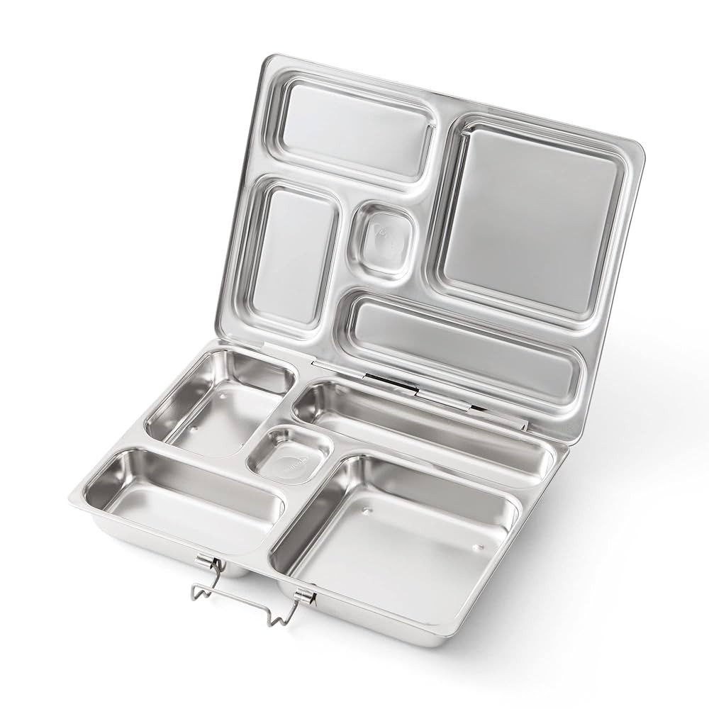 PlanetBox Rover Stainless Steel Bento Box Style Lunch Box for Kids with 5 Compartments – Durabl... | Amazon (US)