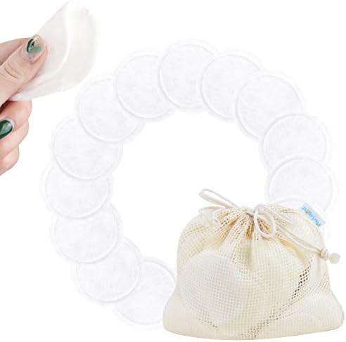 Pawlegend Reusable-Cotton-Rounds-Makeup-Remover,Cotton Pads Reusable,Pack of 16,Facial Cleansing ... | Amazon (US)