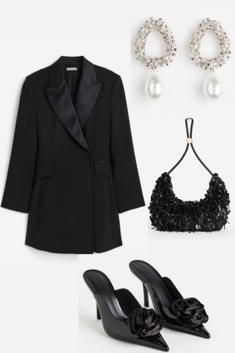 All pieces under $75. Cute holiday party or NYE fit!
•••
Blazer dress, mini bag, silver jewelry

#LTKfindsunder100 #LTKSeasonal #LTKHoliday