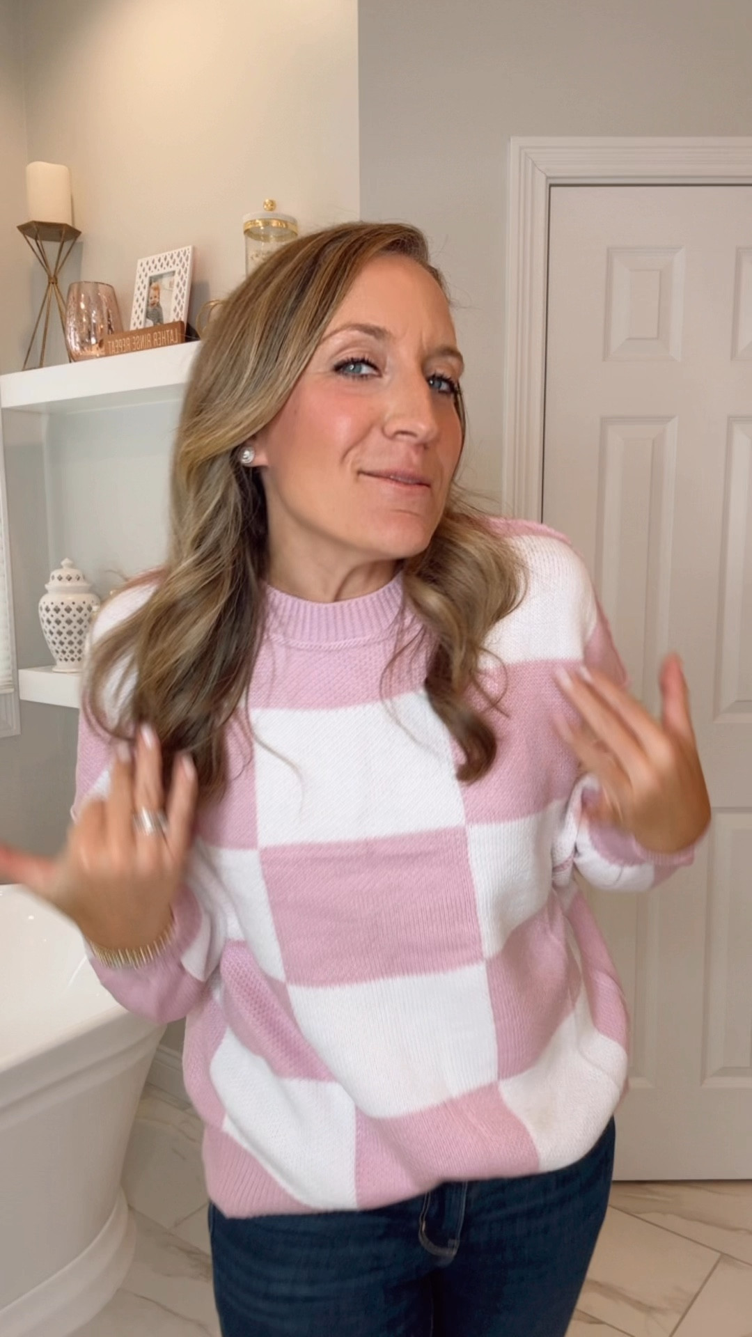 Cute and cozy fall sweater! True to size. 

#LTKVideo #LTKStyleTip #LTKSeasonal