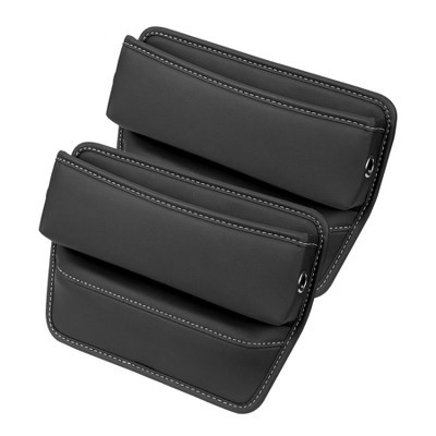 HOM Car Seat Gap Filler Organizer - Car Organizer for Between Seat & Console - Car Storage Organizer for Phone, Keys, Wallets - Universal Fit (2-pack) | Target