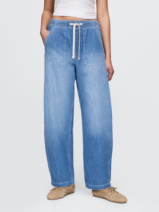 High Rise Easy Barrel Jeans | Gap (US)
