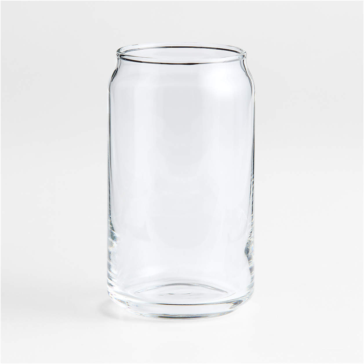 Beer Can 16-Oz. Glass + Reviews | Crate & Barrel | Crate & Barrel