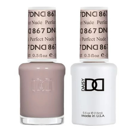 DND Duo Set - 1 each of Gel Polish and Nail Polish Perfect Nude 867 0.5 Fl Oz | Walmart (US)