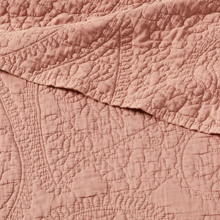 Garment Washed Paisley Stitch Quilt - Threshold™ | Target