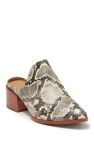 Deandra Snakeskin Embossed Mule | Nordstrom Rack