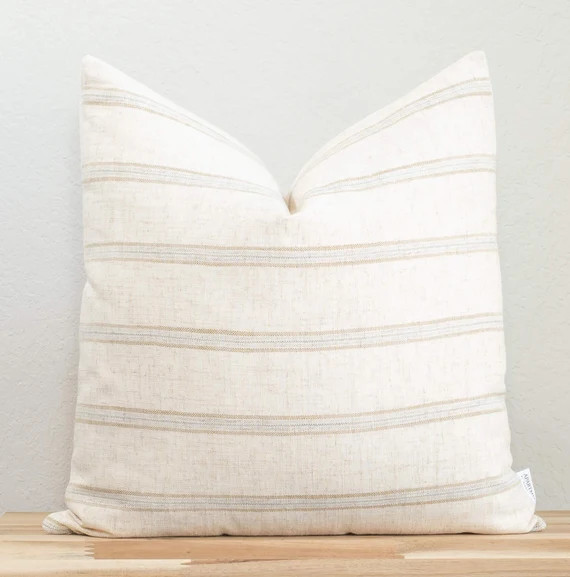 Berkley Pillow Cover  Neutral Pillow Designer Beige Pillow | Etsy | Etsy (US)