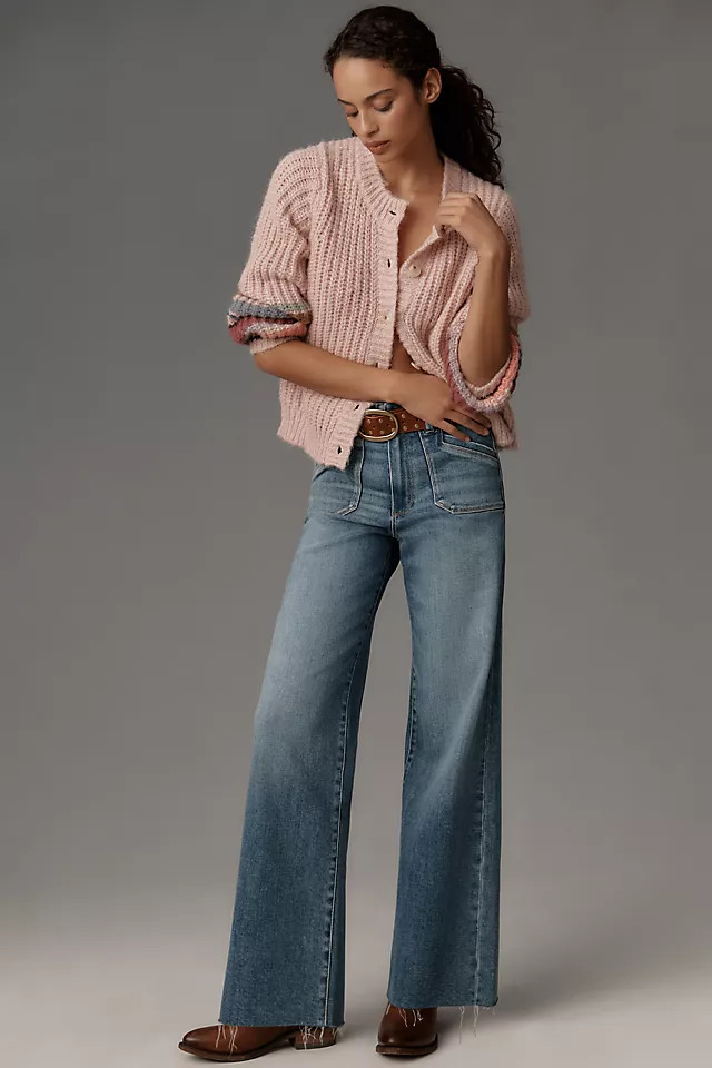Anessa High-Rise Wide-Leg Jeans | Anthropologie (US)