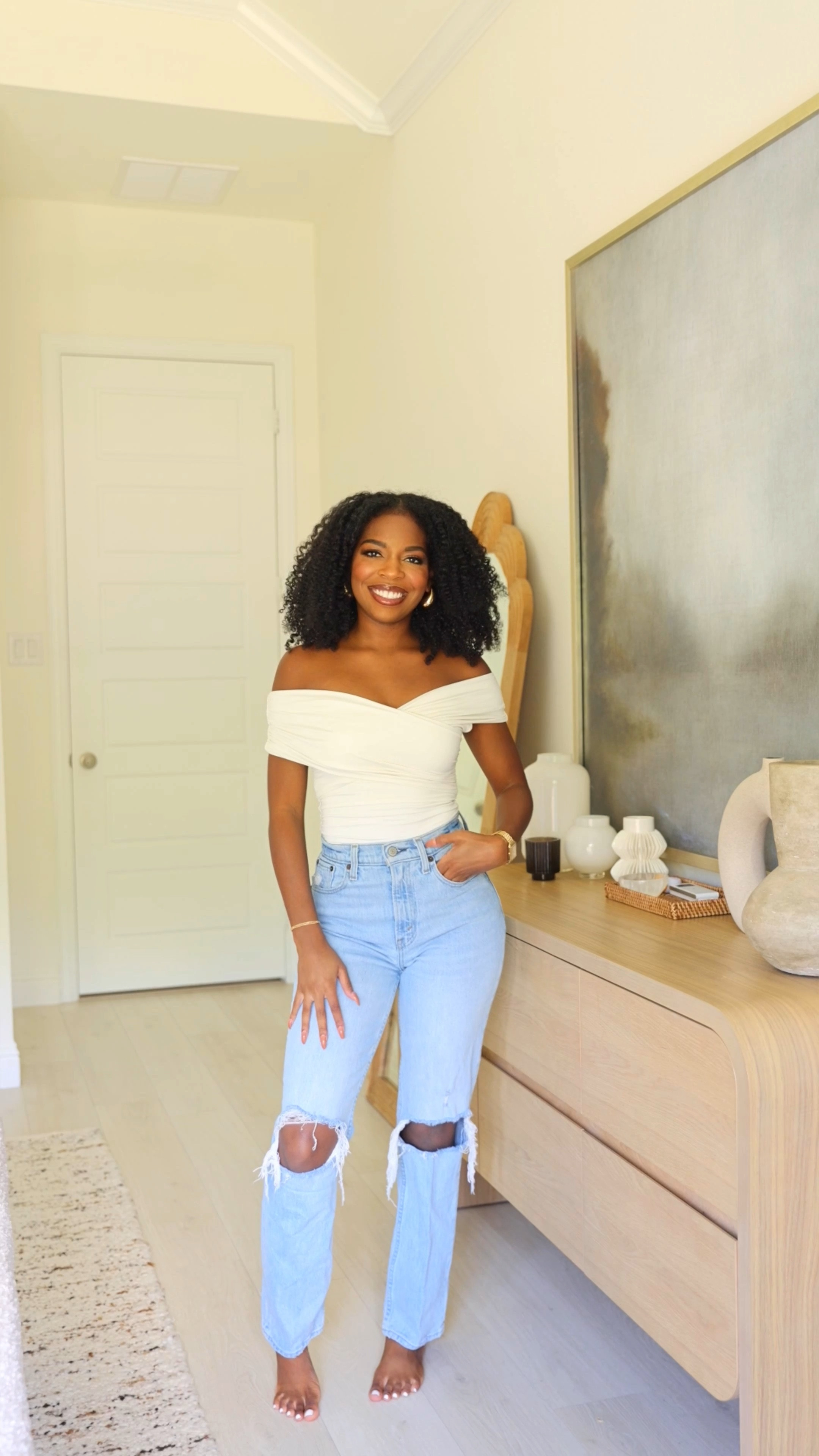 Curve Love Jeans Try On Haul 
Wearing an 23W short in every pair besides the light denim with rips!
Wearing a 24W short
Abercrombie jeans 
Curve love 

#LTKSeasonal #LTKworkwear #LTKCon