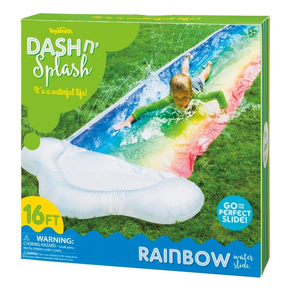 Toysmith Dash N' Splash 16' Rainbow Water Slide | Bed Bath & Beyond